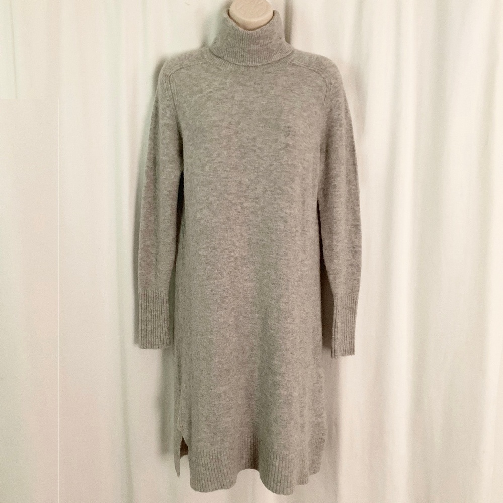 J. Crew Turtleneck Dress in Supersoft Yarn